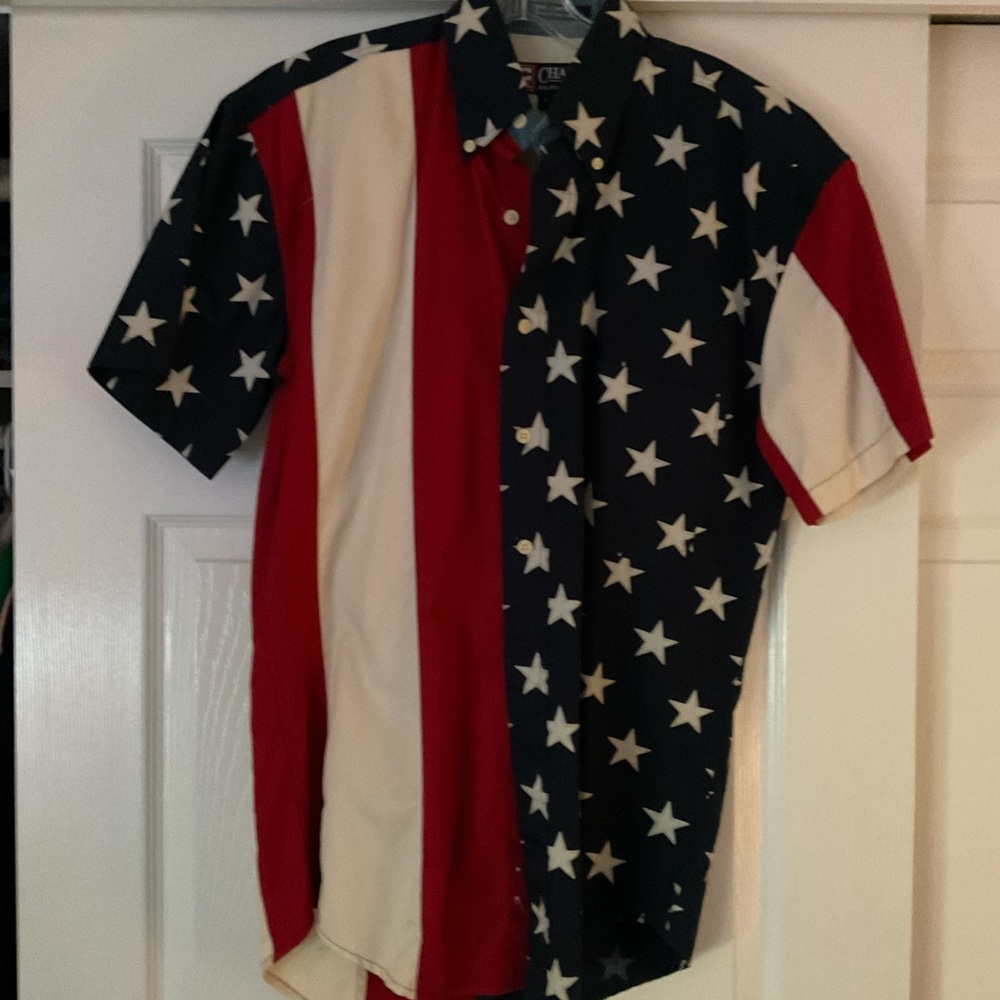 Vintage Men Chaps Ralph Lauren Americana Shirt